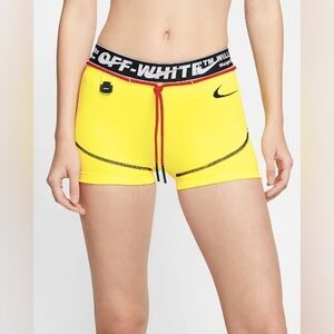 Nike x OFF WHITE Edition NRG RU Pro Sport 7/8 Tights Leggings Mid-Rise Pants